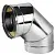 Отвод 90° ВУЛКАН d300х400 V50R (321/0,5мм+304/0,5мм)
