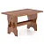 Стол BENTWOOD лиственница мореная 1,10х0,70 h=0,75
