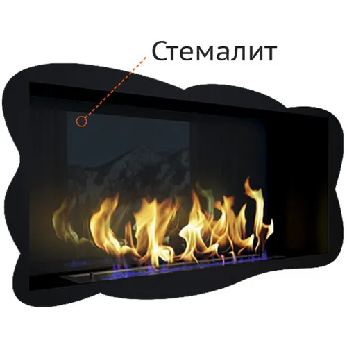 Стемалит для биокаминов Zefire (Elliot 900, Flagman 700, Sirius 900 Orion 900)